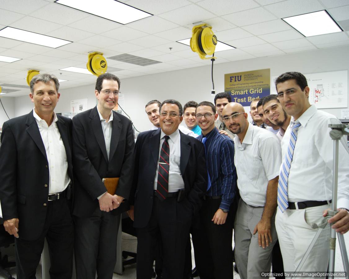 Executives and Leaders from FPL Visit  Our Smart Grid Test Bed Facility