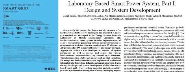 Laboratory-Based Smart Power System, Part I: Design and System Development