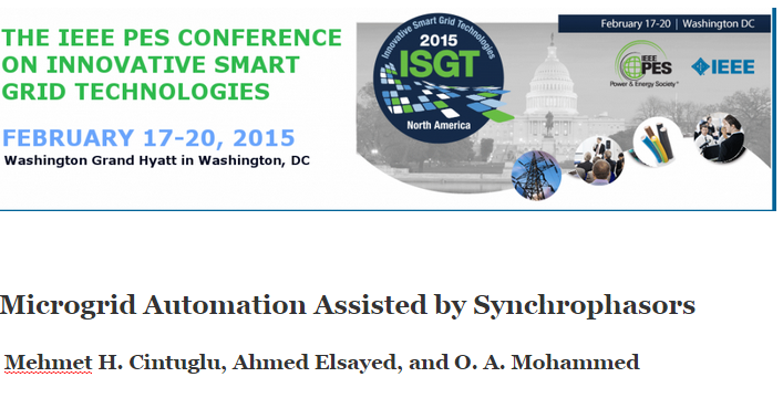 Microgrid Automation Assisted by Synchrophasors