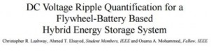 DC Voltage Ripple Quantification for a Flywheel-Battery based Hybrid Energy Storage System
