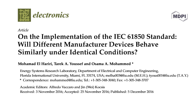 On the Implementation of the IEC 61850 Standard: Will Different Manufacturer Devices Behave Similarly under Identical Conditions?