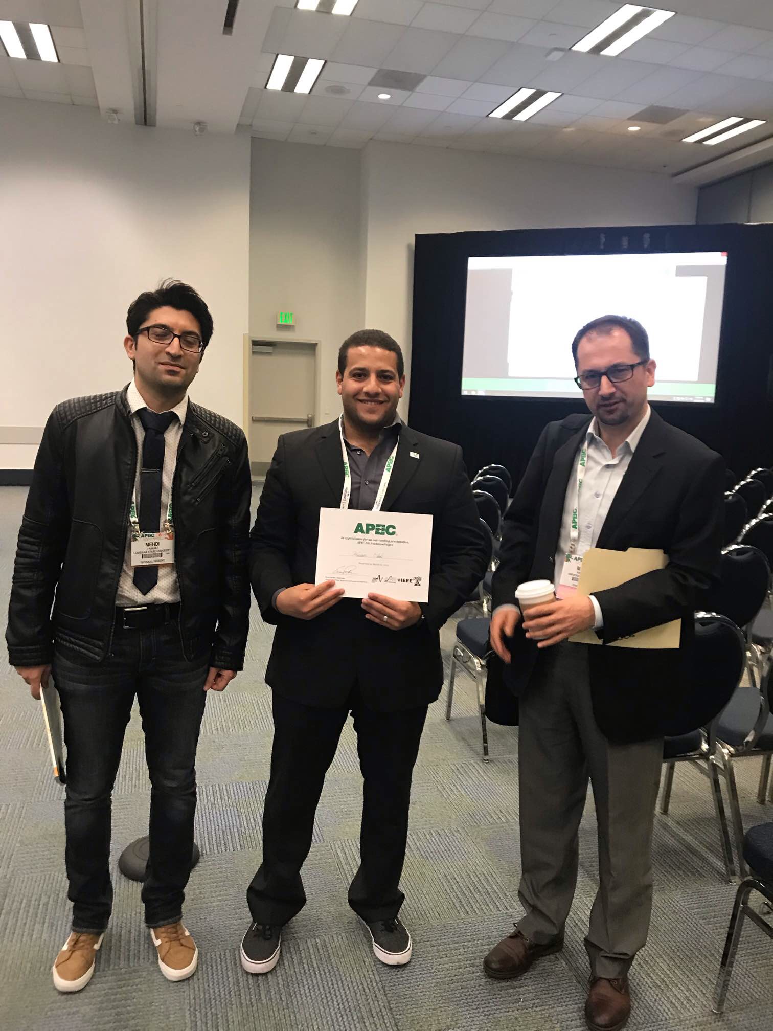 Hassan H. Eldeeb receives the “Outstanding Research Paper Presentation Award”